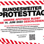 Bundesweiter Protesttag der Apotheken am 14.06.2023